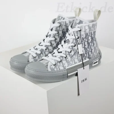B23 Oblique High-Top-Sneaker CD Oblique Blaugrau