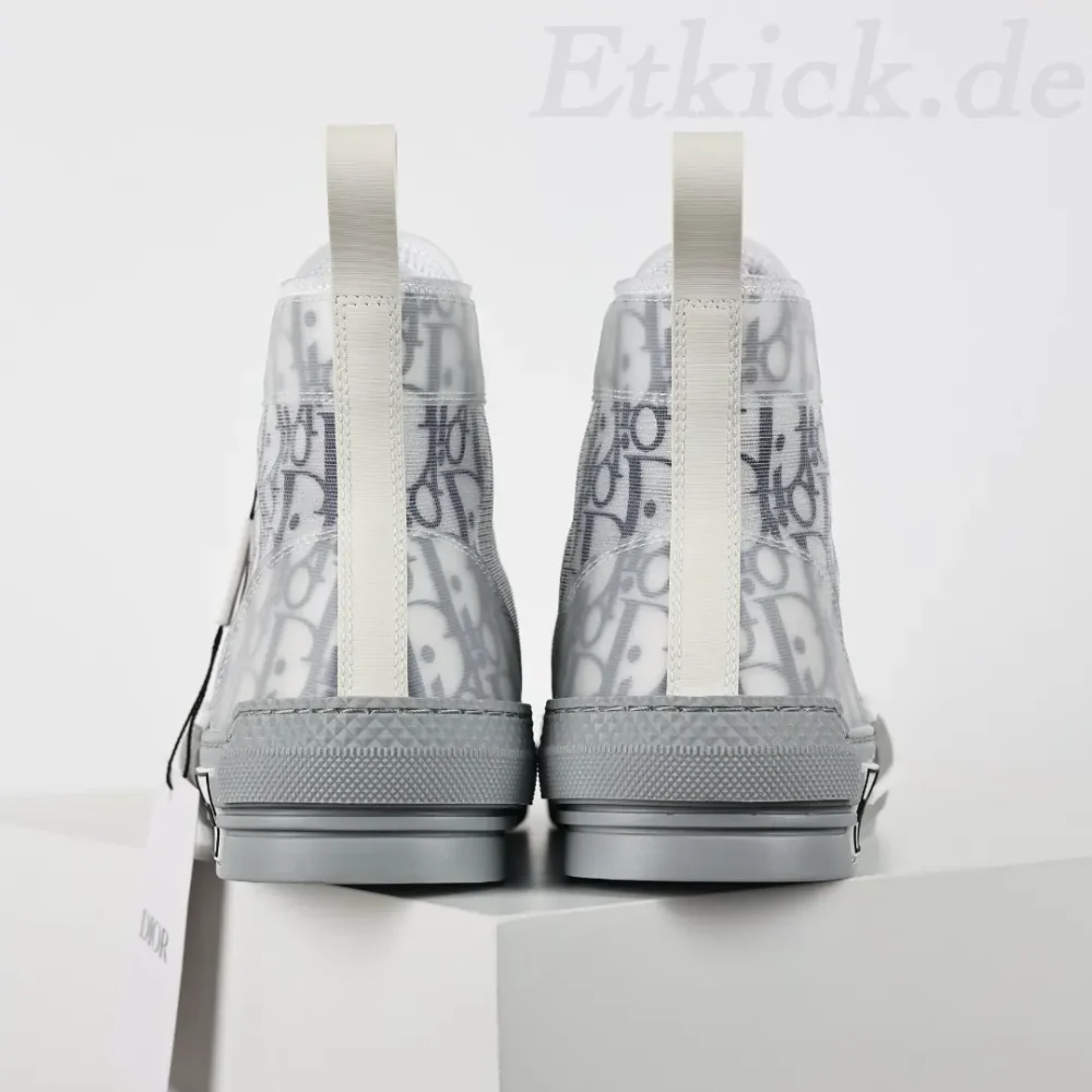 B23 Oblique High-Top-Sneaker CD Oblique Blaugrau – Bild 5