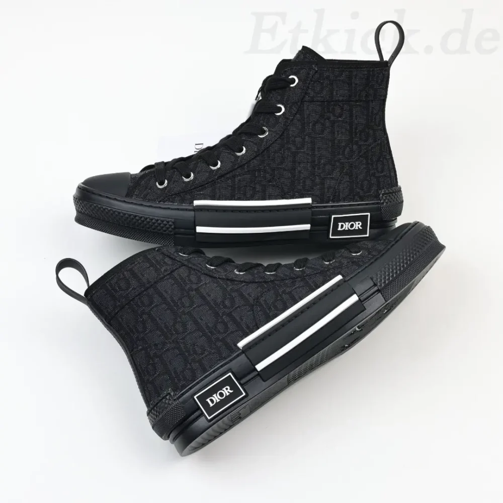 B23 Oblique High-Top-Sneaker CD Oblique Schwarz – Bild 7