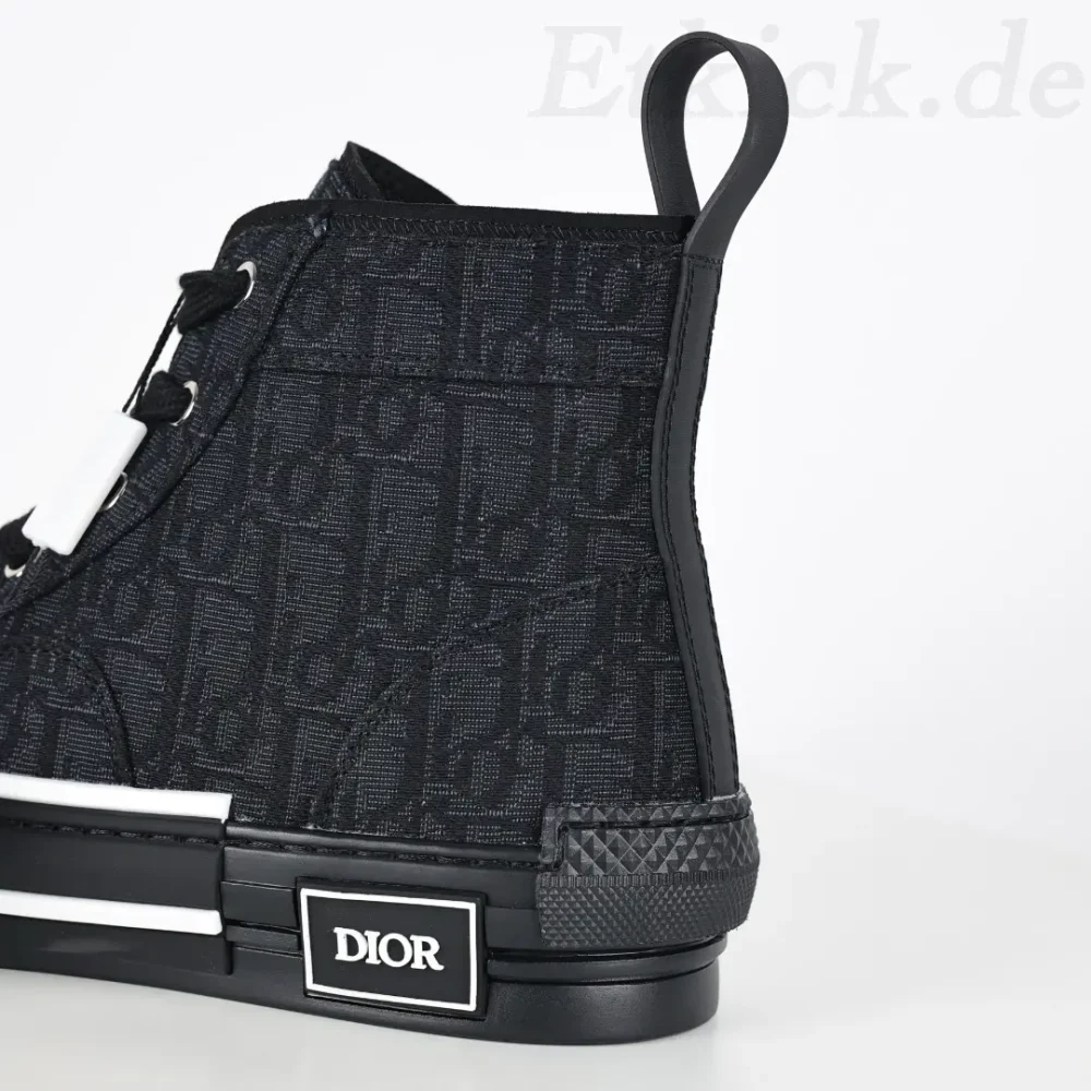 B23 Oblique High-Top-Sneaker CD Oblique Schwarz – Bild 9