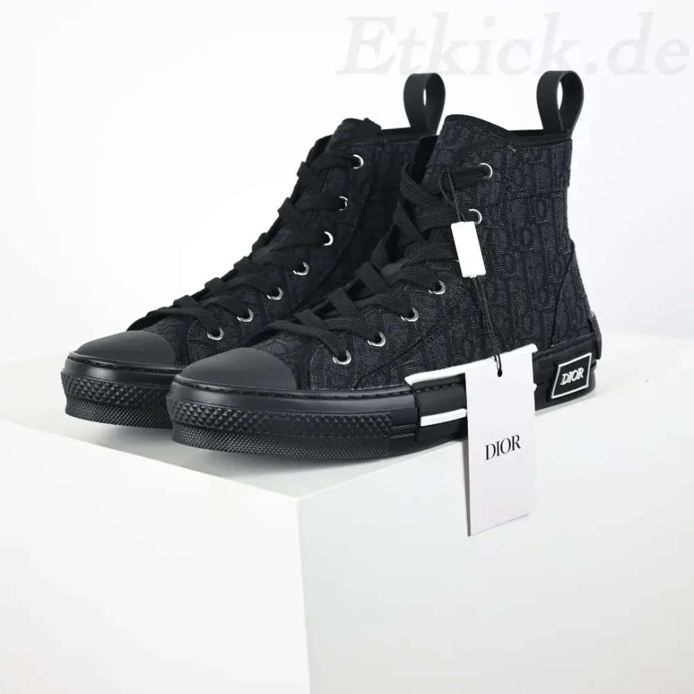 B23 Oblique High-Top-Sneaker CD Oblique Schwarz
