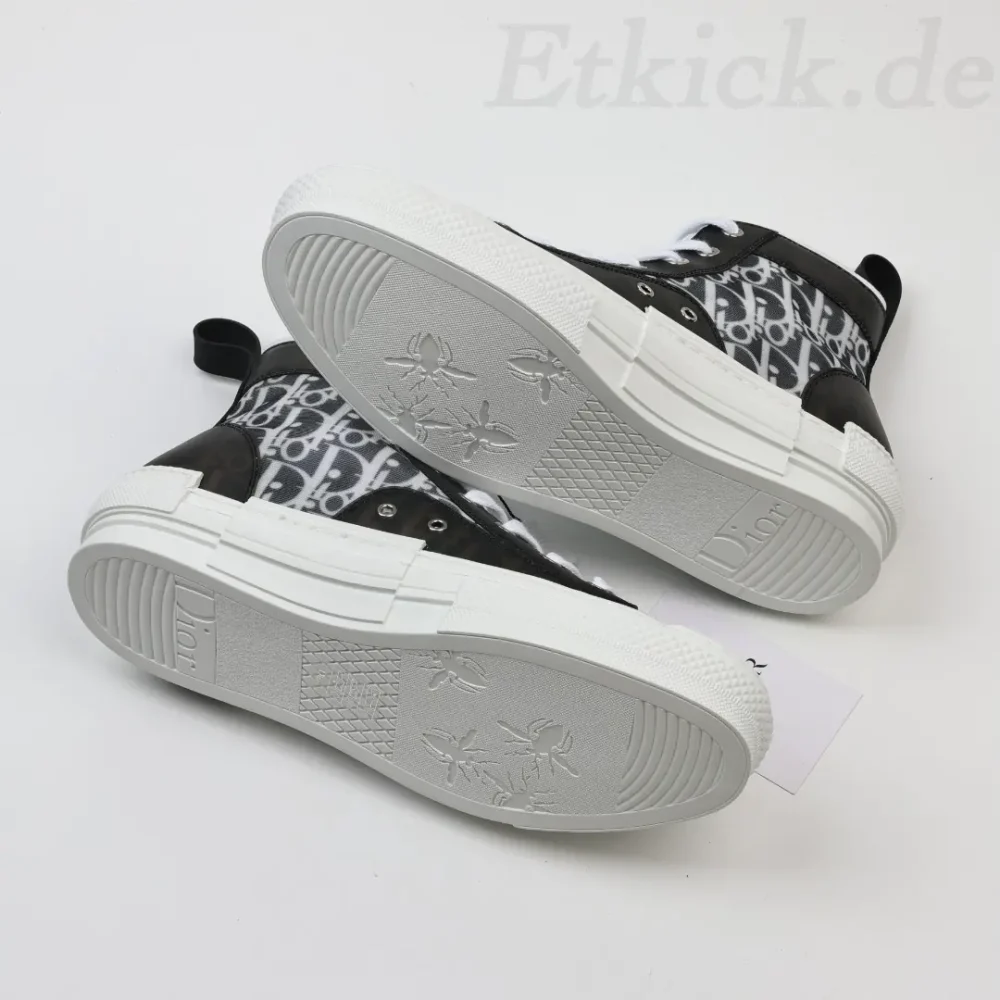 B23 Oblique High Top Sneakers CD Oblique Schwarz – Bild 7