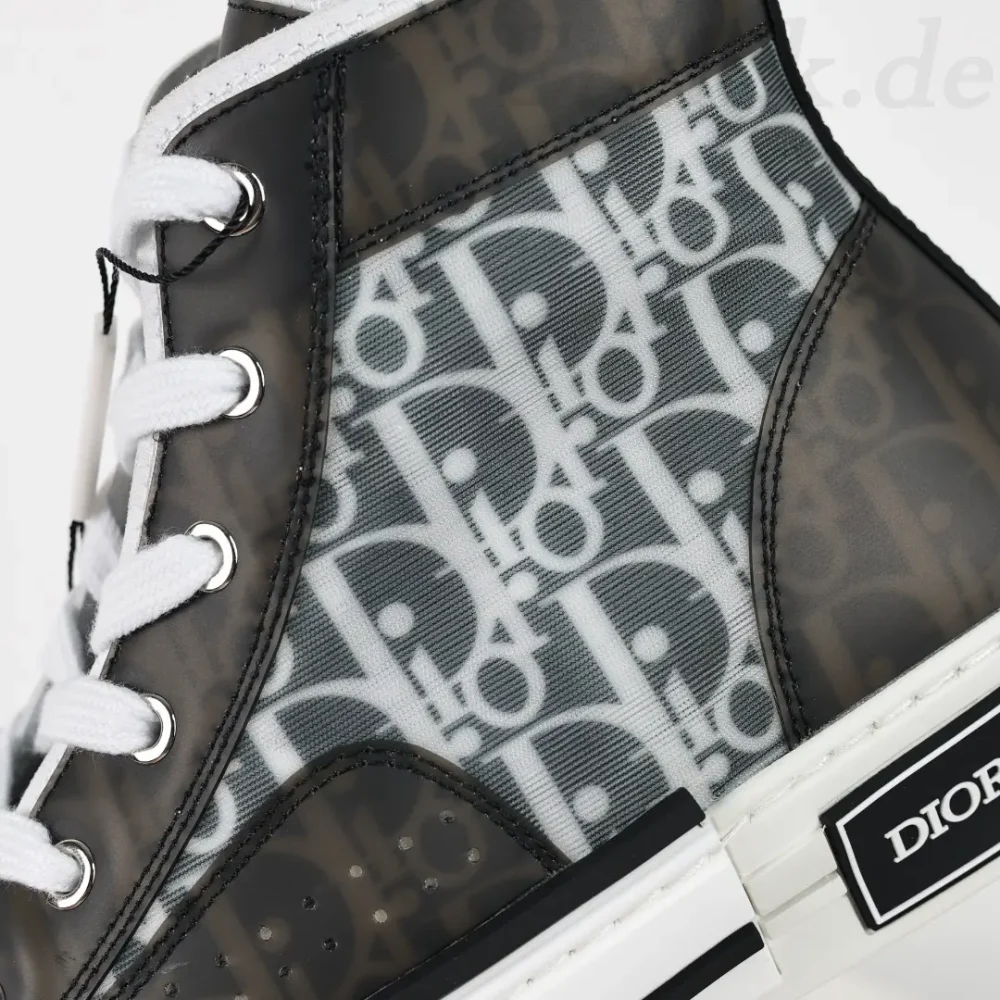 B23 Oblique High Top Sneakers CD Oblique Schwarz – Bild 10