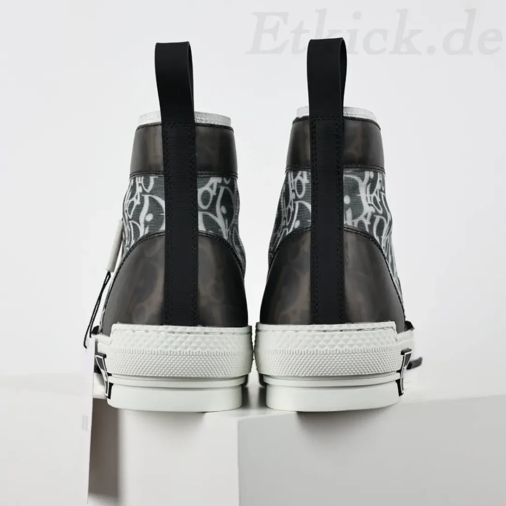 B23 Oblique High Top Sneakers CD Oblique Schwarz – Bild 5