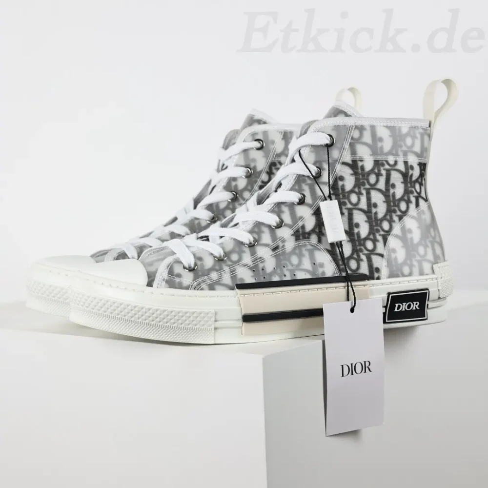 B23 Oblique High Top Sneakers Klassisch Grau
