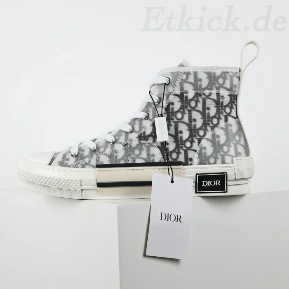 B23 Oblique High Top Sneakers Klassisch Grau – Bild 5