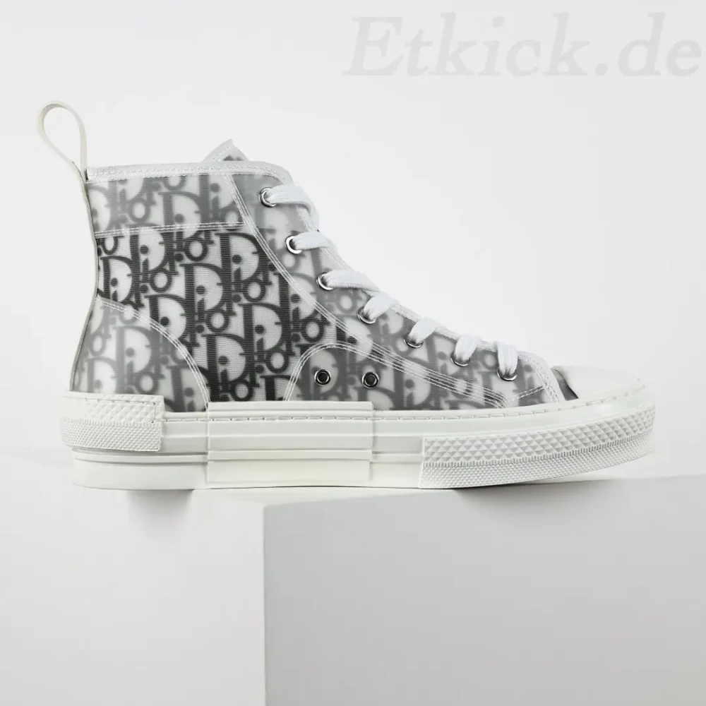 B23 Oblique High Top Sneakers Klassisch Grau – Bild 4