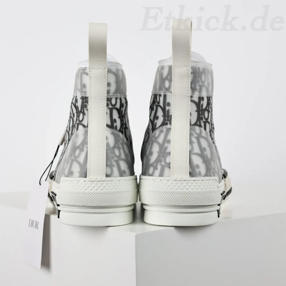B23 Oblique High Top Sneakers Klassisch Grau – Bild 6