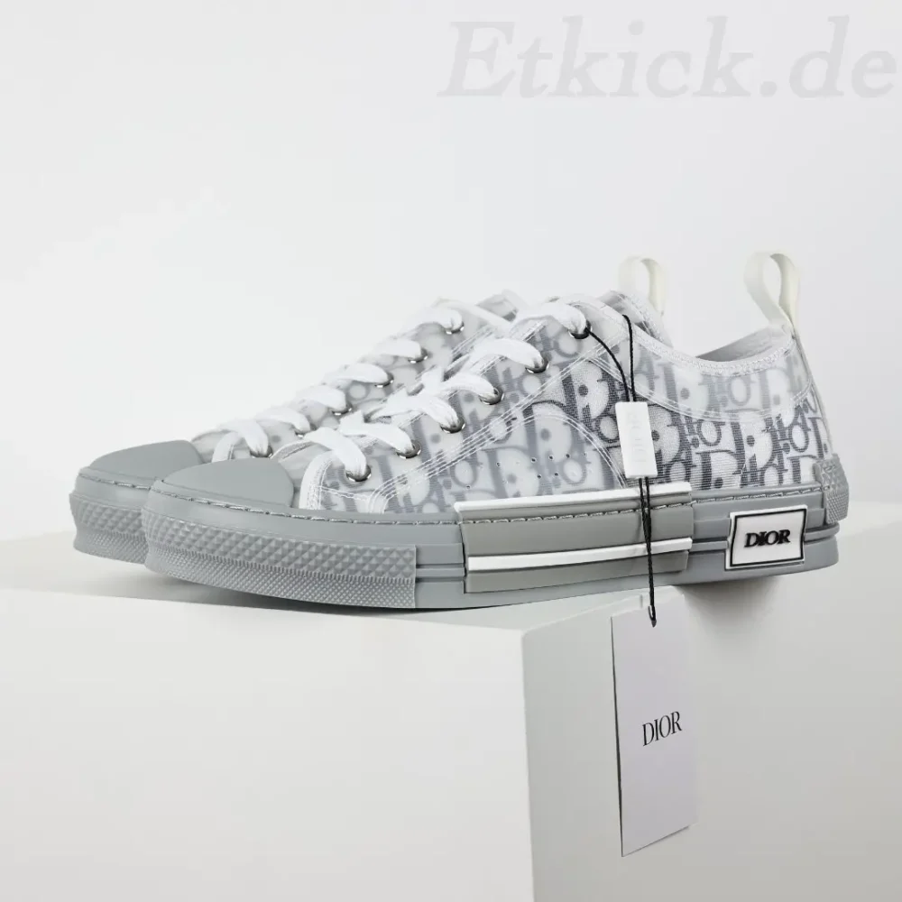 B23 Oblique Low-Top-Sneaker CD Oblique Blaugrau