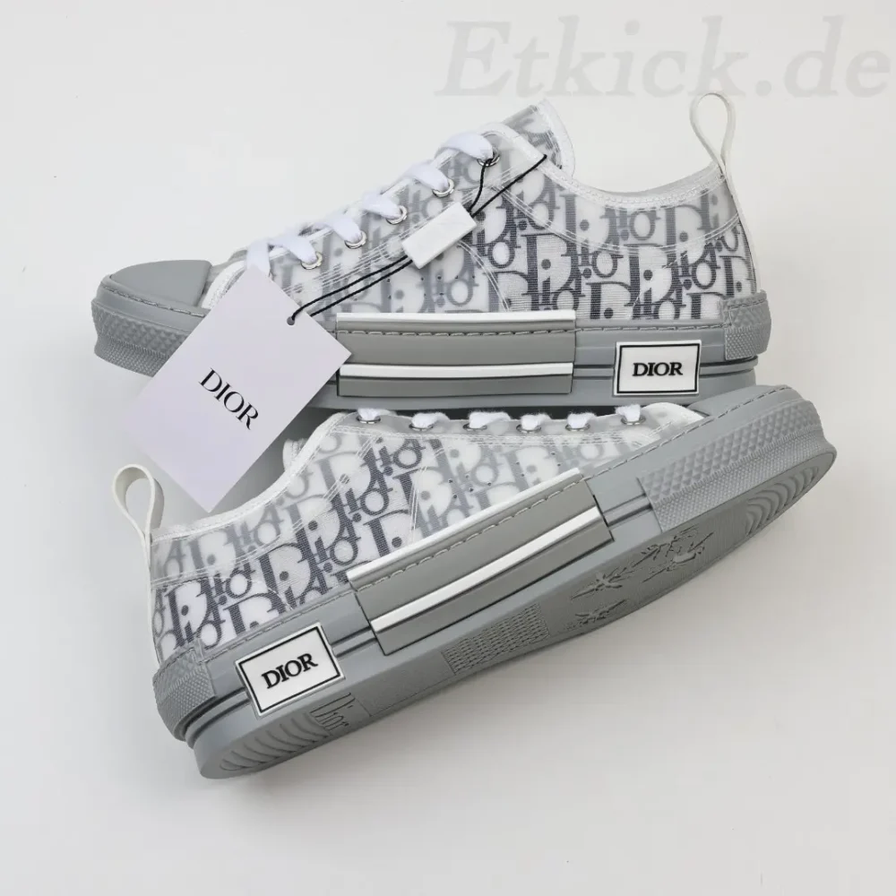 B23 Oblique Low-Top-Sneaker CD Oblique Blaugrau – Bild 6