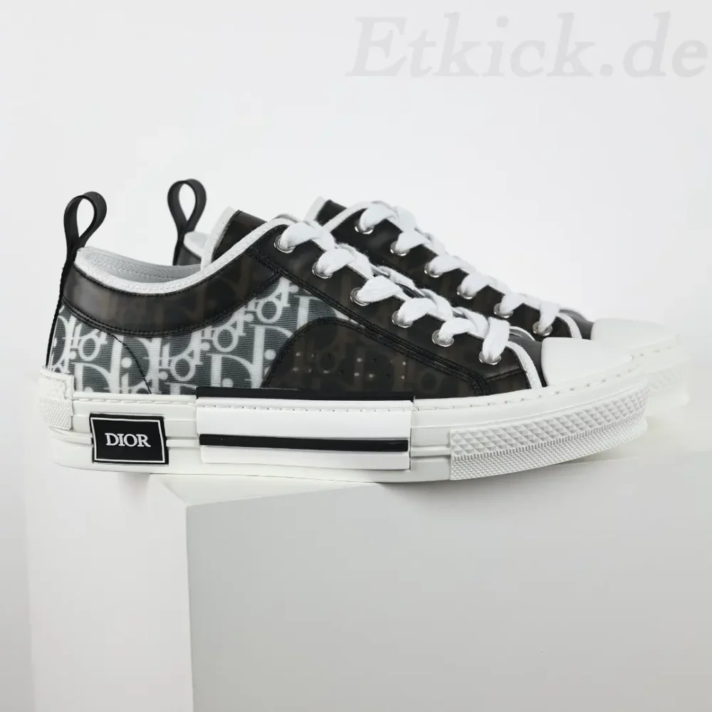 B23 Oblique Low-Top-Sneaker CD Oblique Schwarz – Bild 2