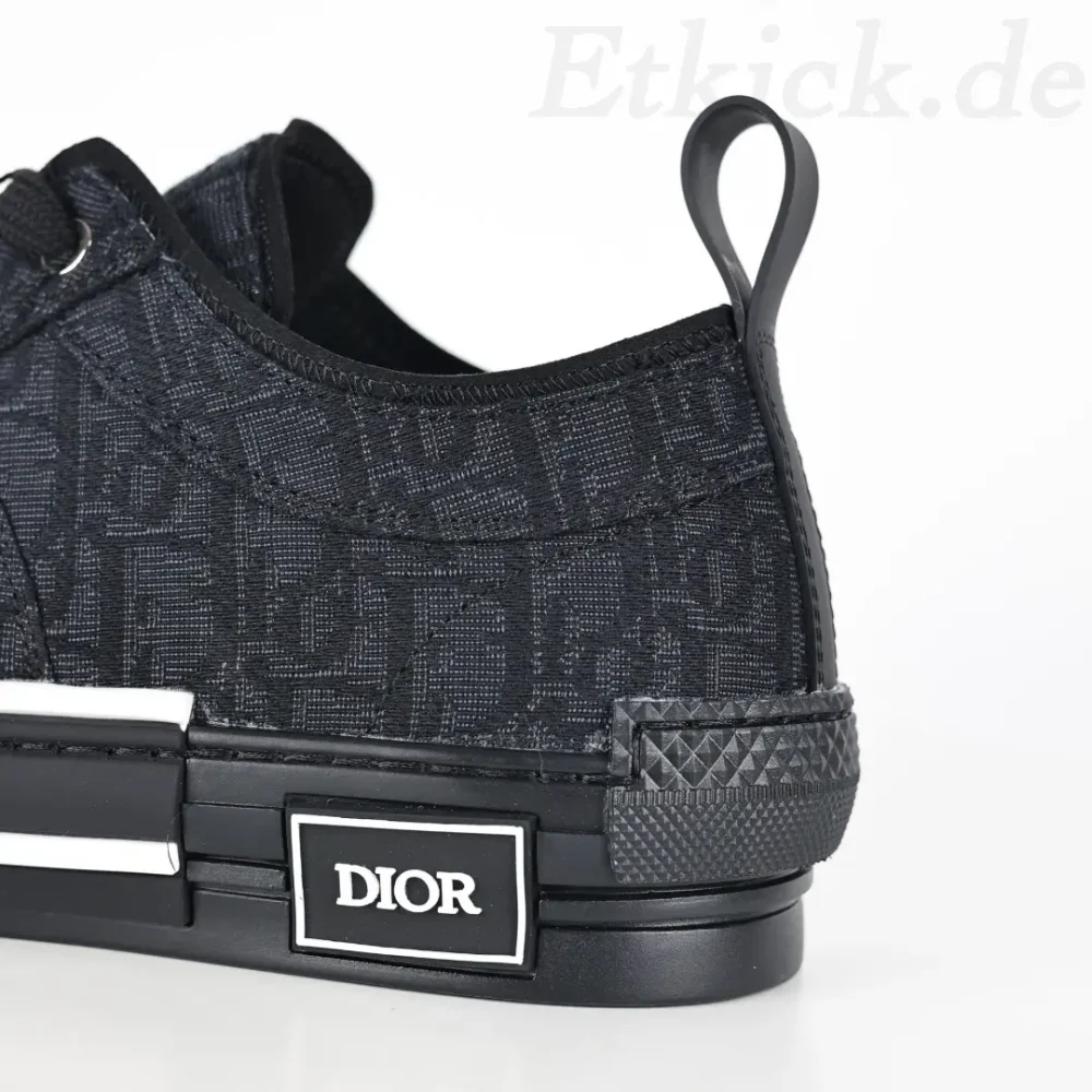 B23 Oblique Low-Top-Sneaker CD Oblique Schwarzer Druck – Bild 9
