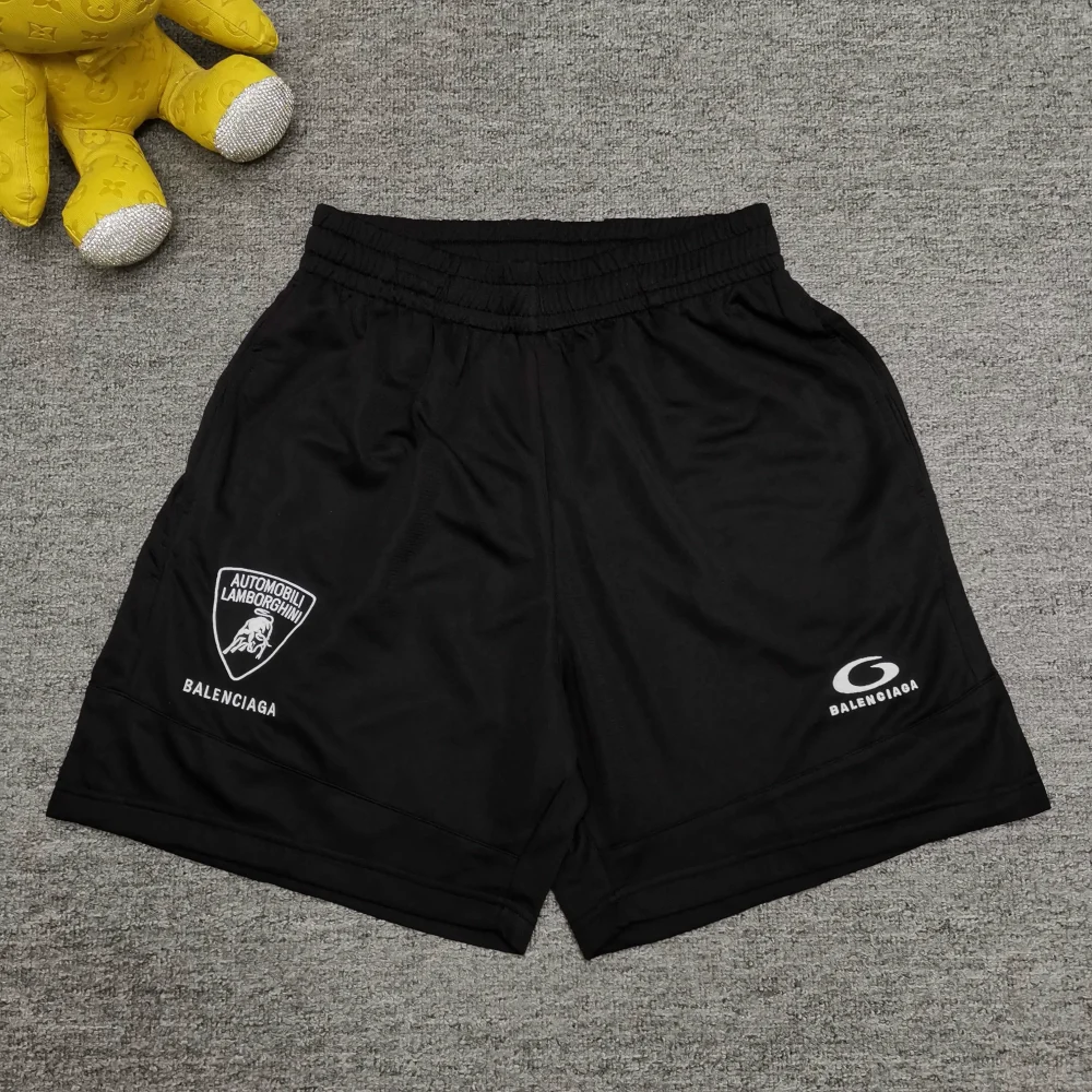 Balenciaga Automobil Lamborghini Baggy-Shorts Schwarz