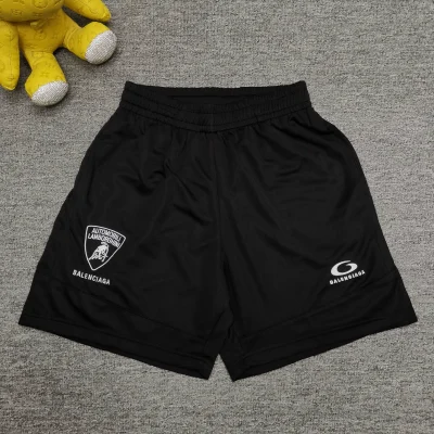 Balenciaga Automobil Lamborghini Baggy-Shorts Schwarz