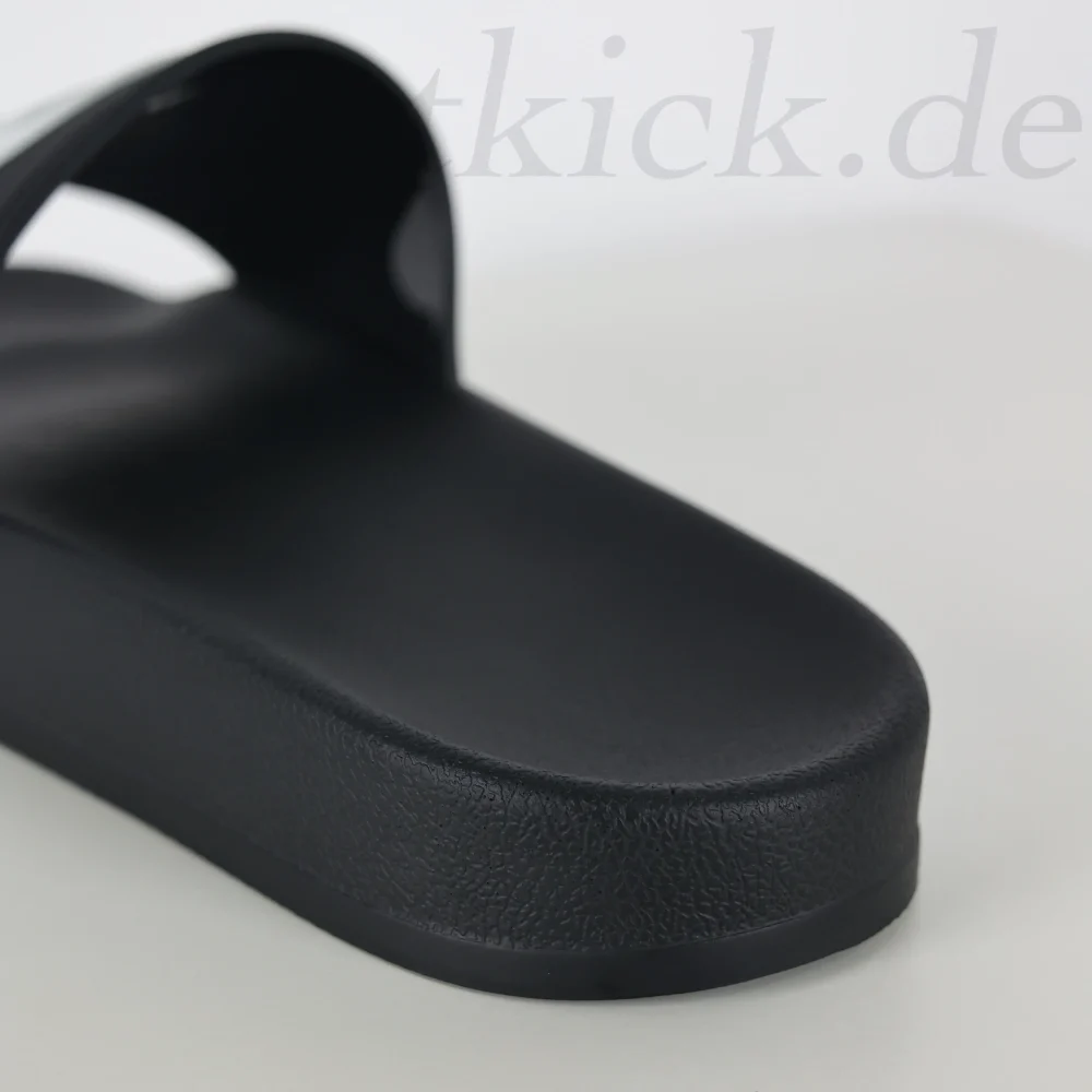 Balenciaga Herren Pool Slide Sandale in Schwarz und Weiß – Bild 7