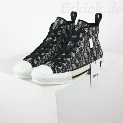 Beste B23 League High Top Sneaker Beige und Schwarz