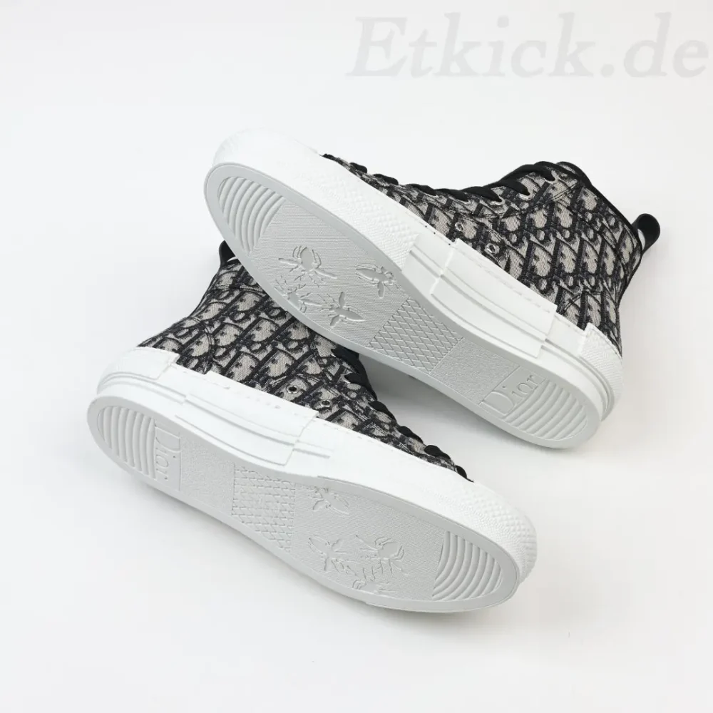 Beste B23 League High Top Sneaker Beige und Schwarz – Bild 8