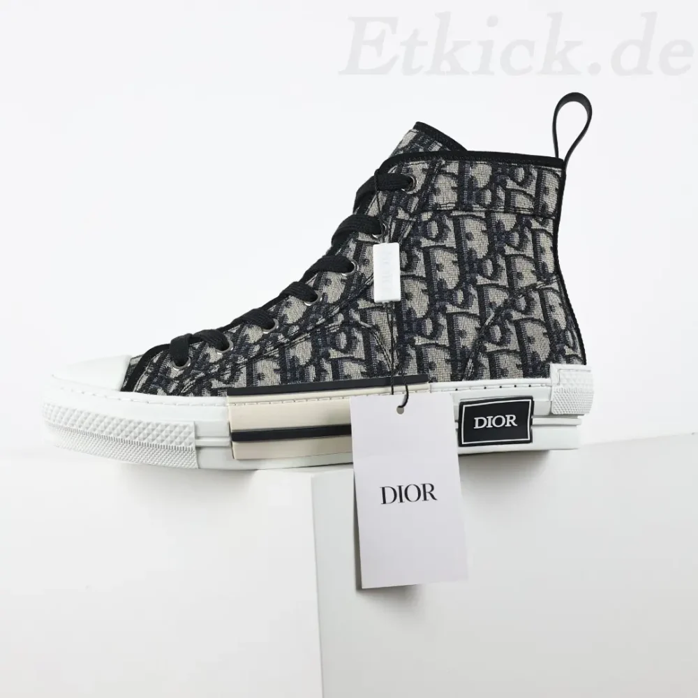 Beste B23 League High Top Sneaker Beige und Schwarz – Bild 4