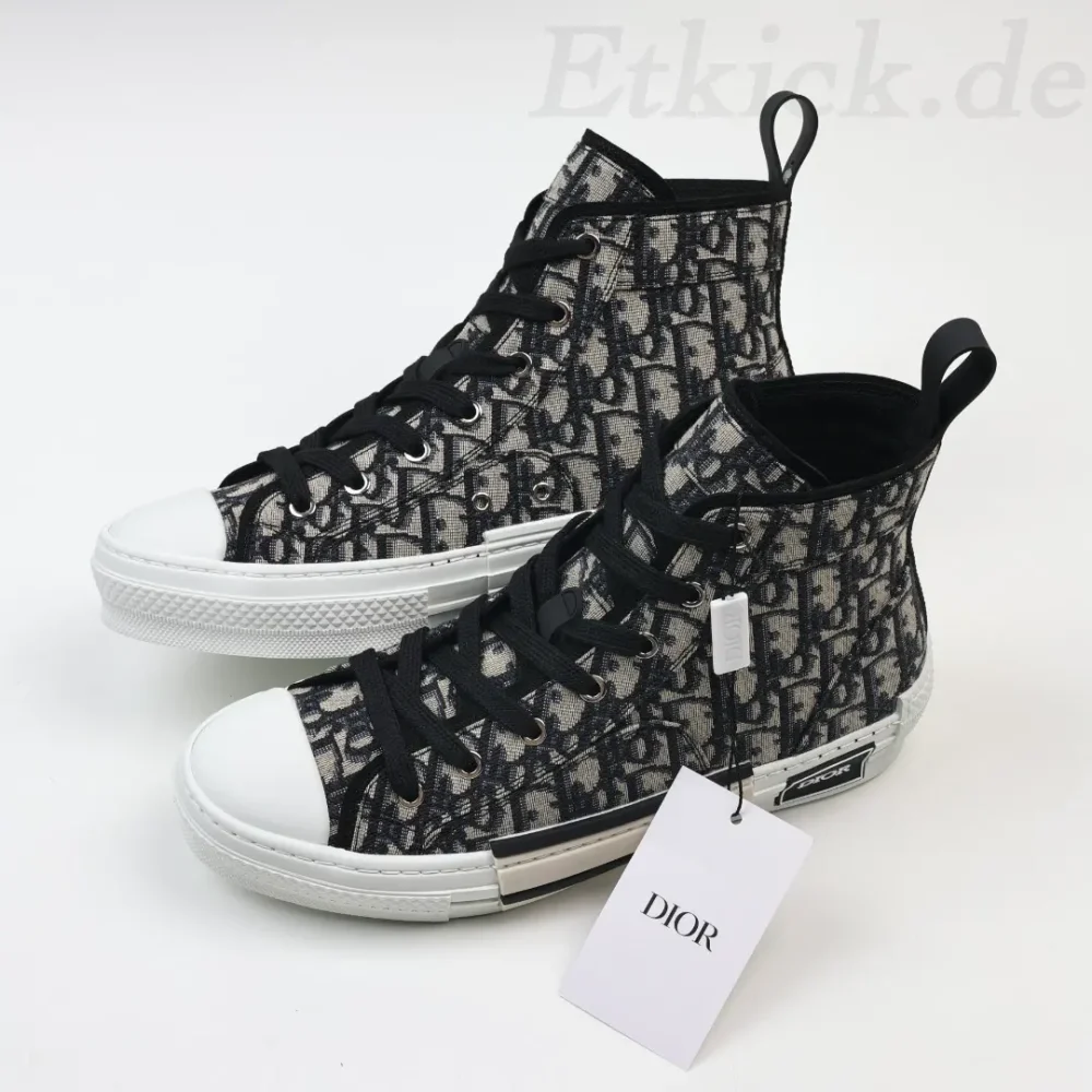Beste B23 League High Top Sneaker Beige und Schwarz – Bild 5