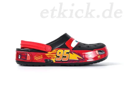 Crocs Fun Lab Disney Pixar Cars Clog Schwarz und Rot