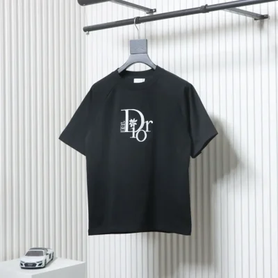 D by ERL Co-Branding besticktes Kurzarm-T-Shirt
