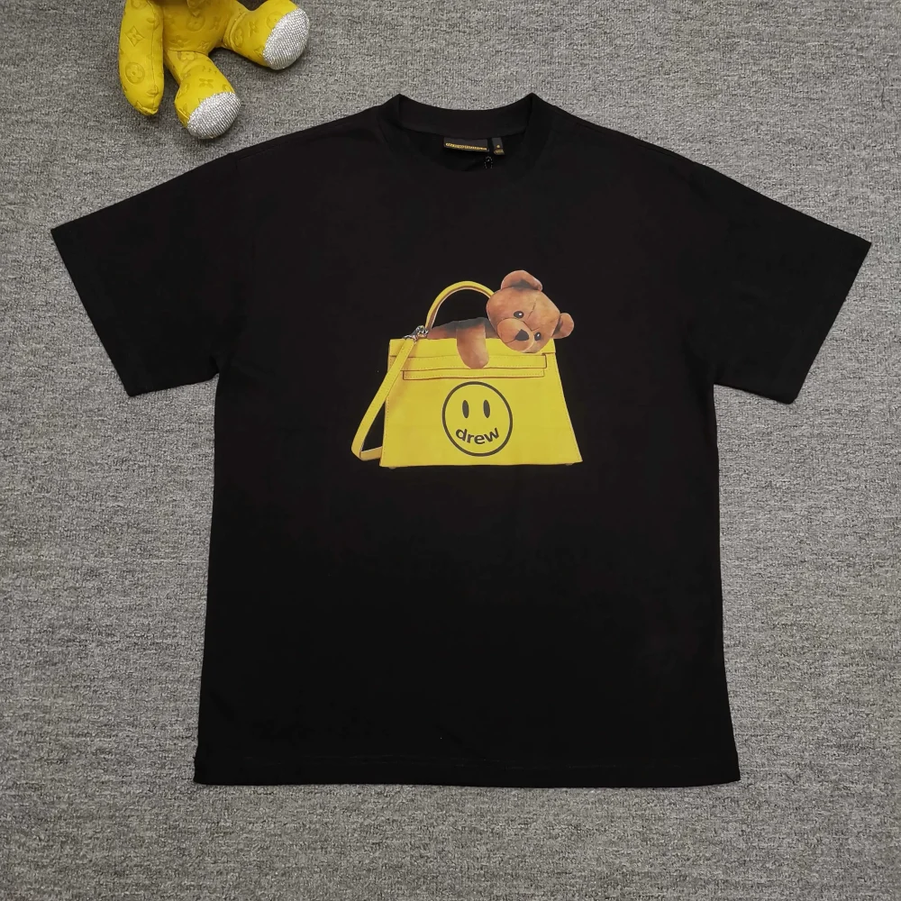 DH Baumwolle Kurzarm Smiley Face T-Shirt Sommer