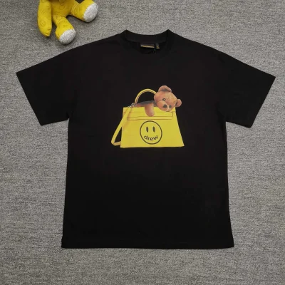 DH Baumwolle Kurzarm Smiley Face T-Shirt Sommer