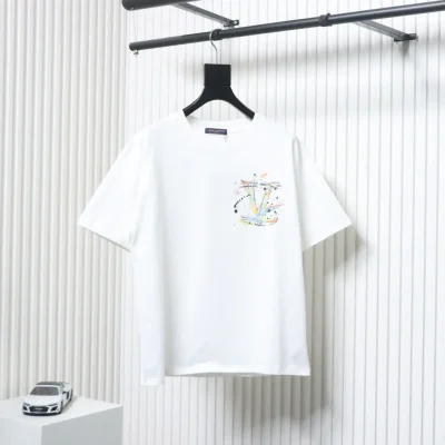 Handbemaltes Kurzarm-T-Shirt