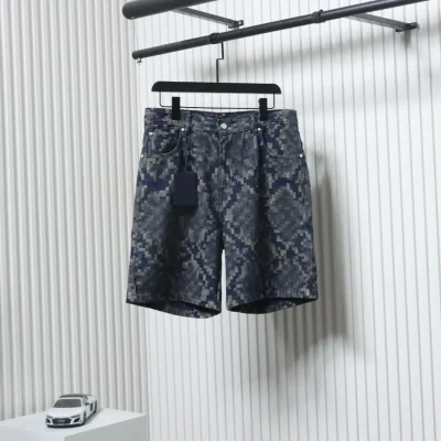 Jeansshorts mit Schlangenmuster Skateboard-Jeansshorts