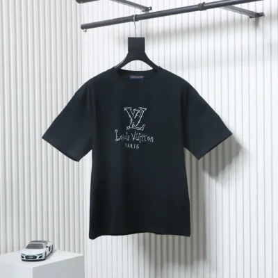 Kurzarm-T-Shirt mit Patch-Schriftzug