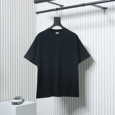Kurzarm-T-Shirt mit gesticktem Logo-Patch an den Manschetten