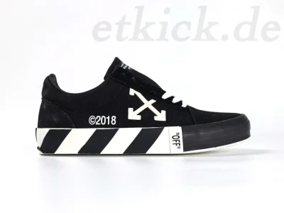 OFF-WHITE Vulc Low Schwarz Top Qualität
