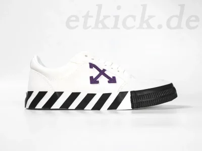 OFF-WHITE Vulc Low Weiß-Lila