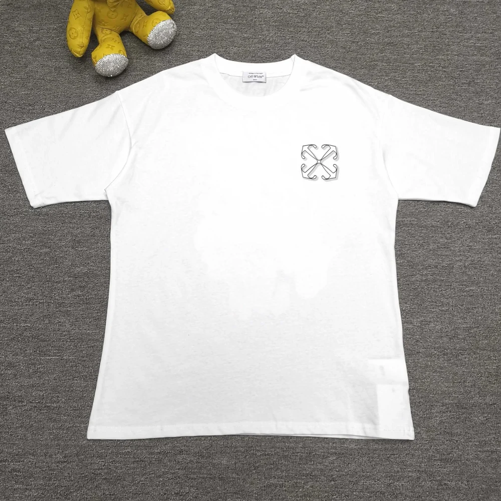Off-White T-Shirt mit Grafikdruck
