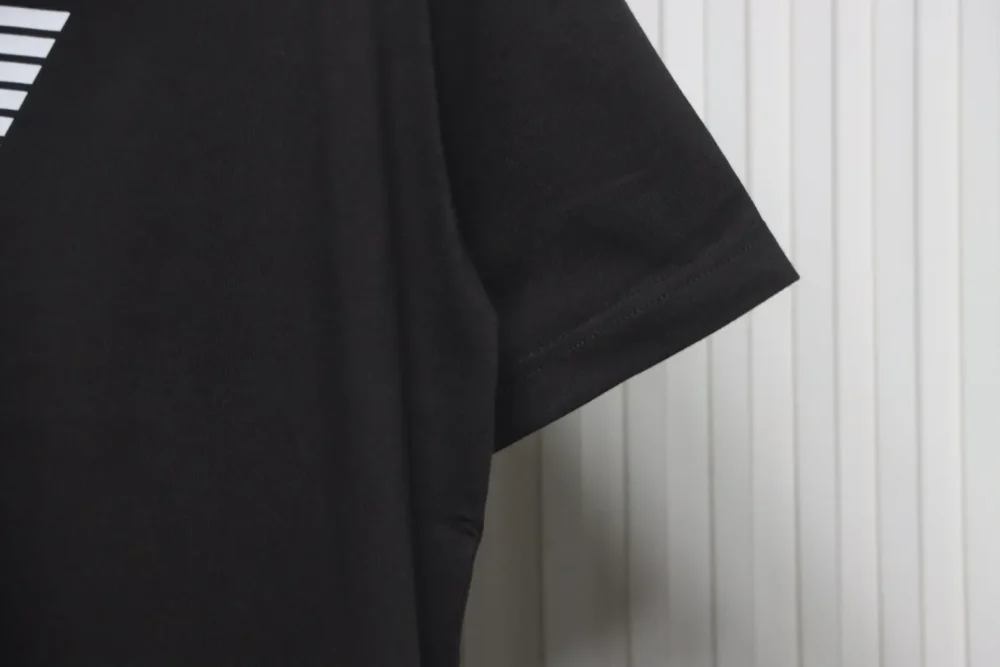 Palmenprint Kurzarm schwarz – Bild 6