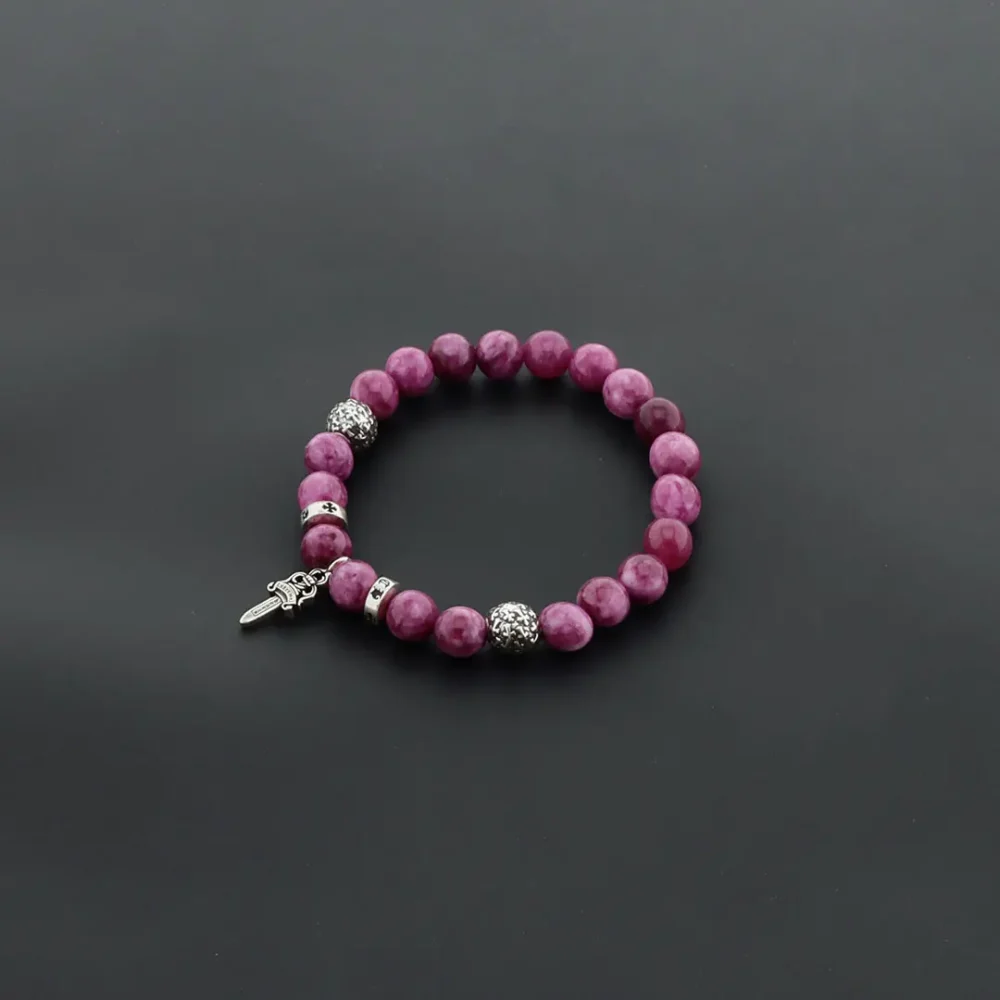 Rhodonit-Armband – Bild 3
