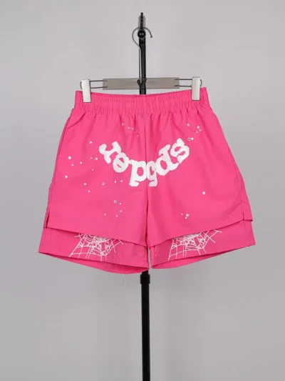 Sp5der OG Web Double Shorts (Pink, Blau, Rot, Grün)