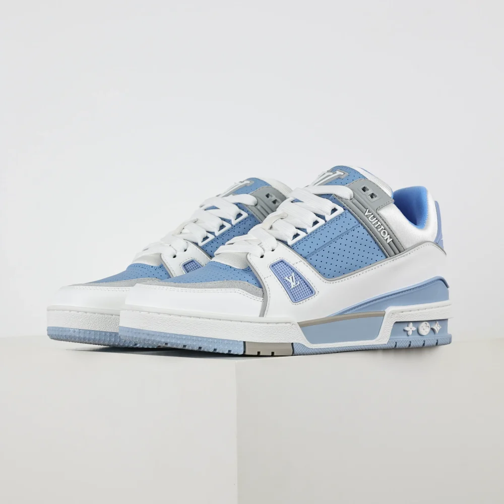Trainer Sneaker „Blau und Weiß“ – Bild 2