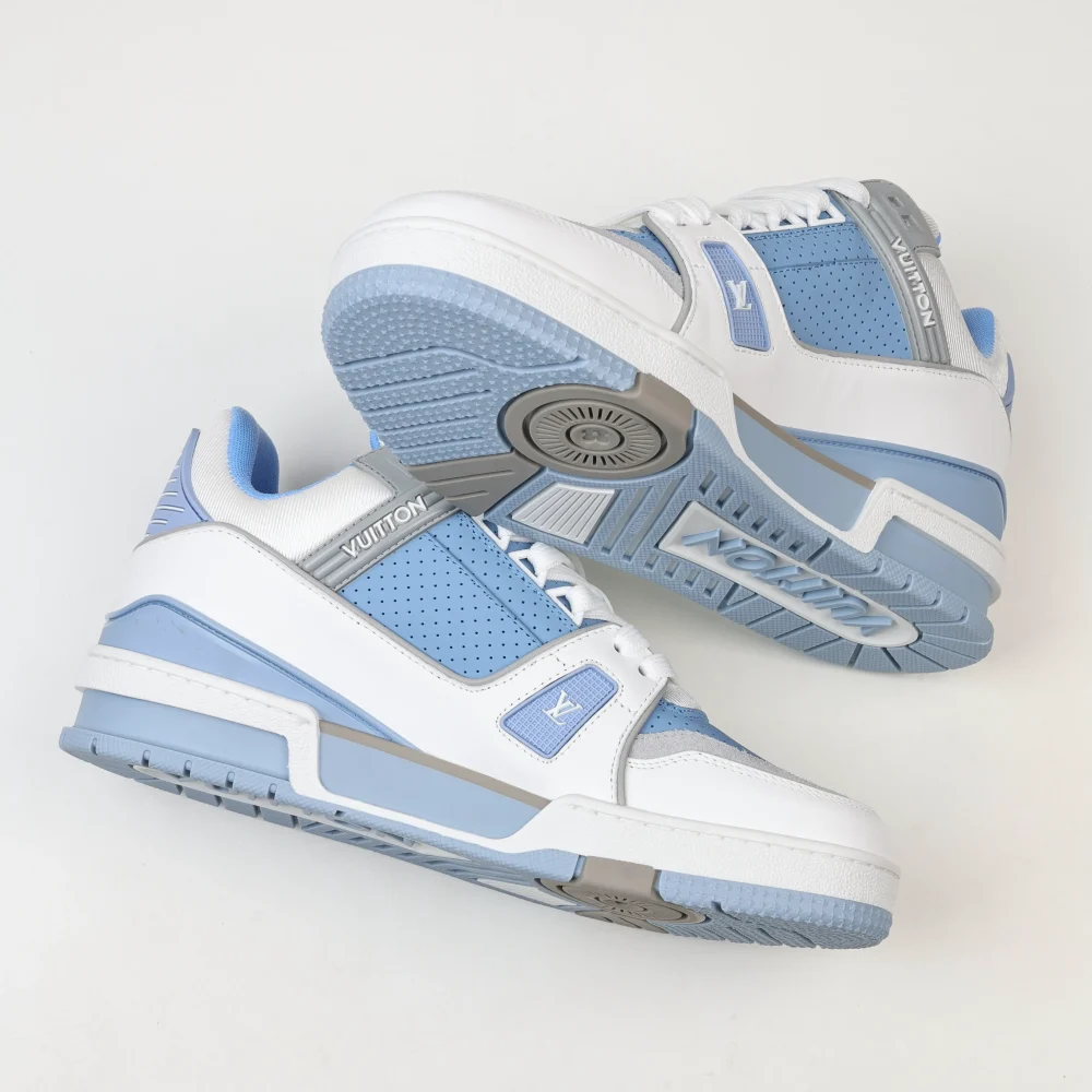 Trainer Sneaker „Blau und Weiß“ – Bild 5