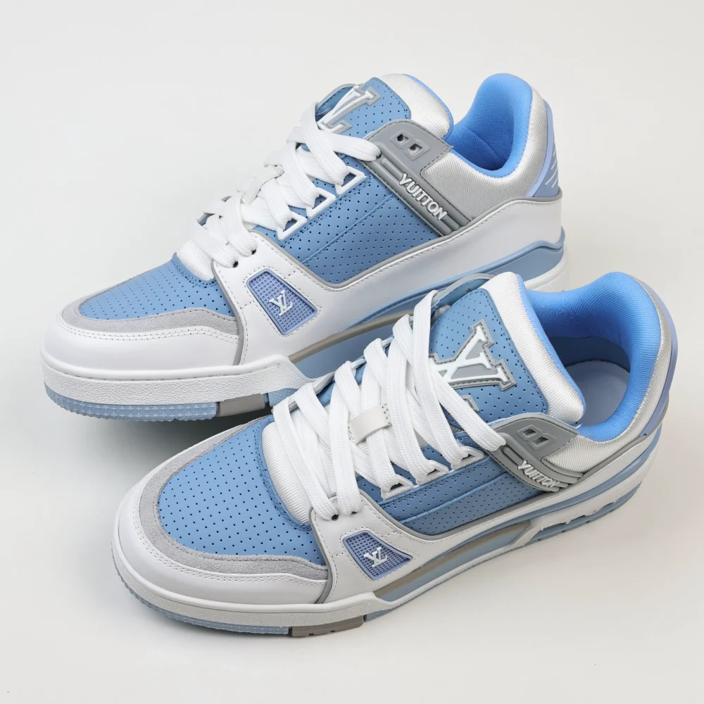 Trainer Sneaker „Blau und Weiß“ – Bild 4