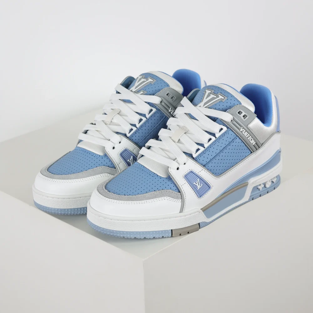Trainer Sneaker „Blau und Weiß“