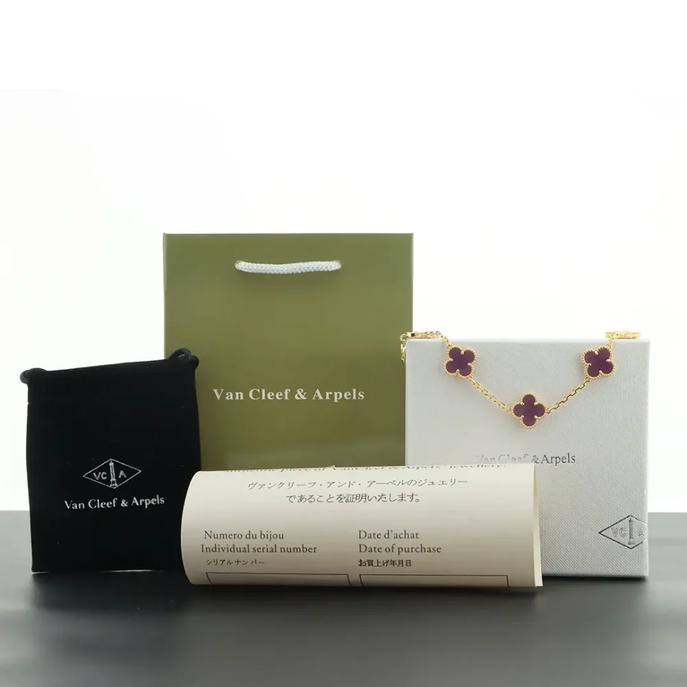Violettes Blumenarmband in Roségold – Bild 9