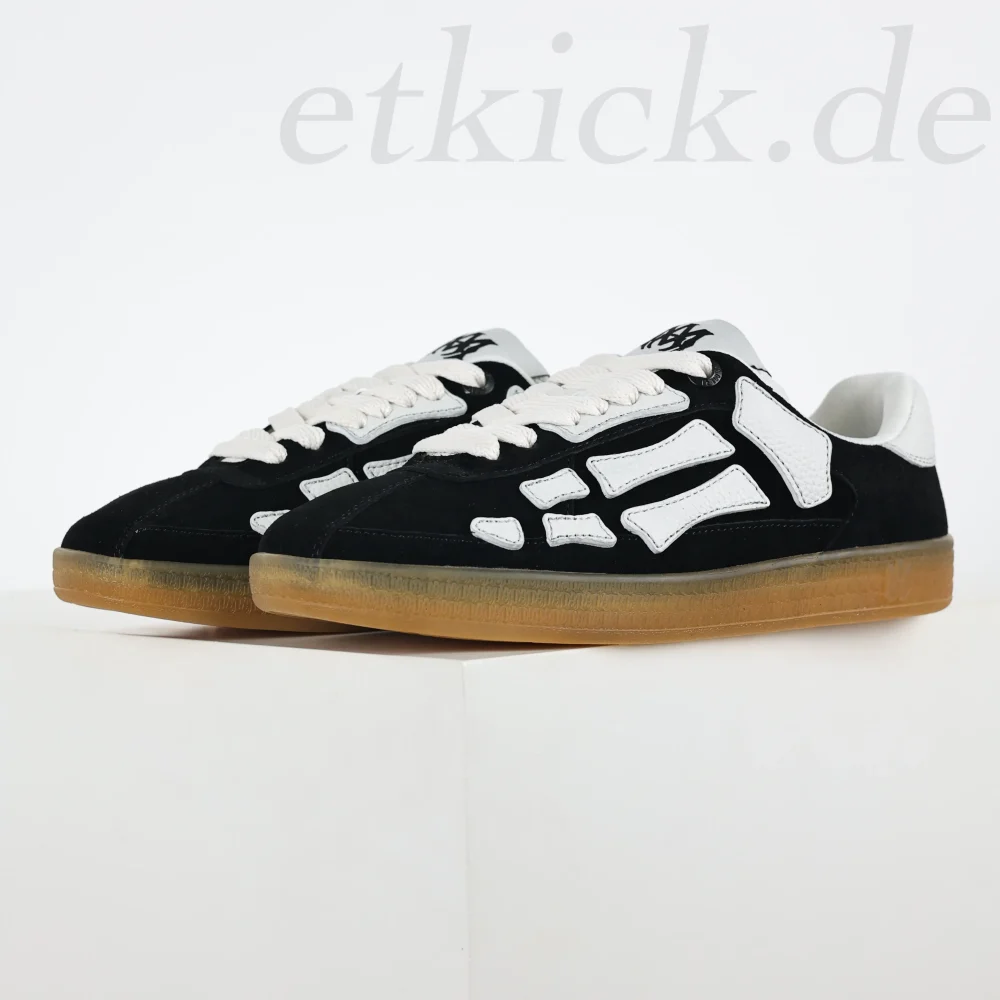 AMIRI Pacifi Bones Sneakers Schwarze Low-Top-Sneaker – Bild 3