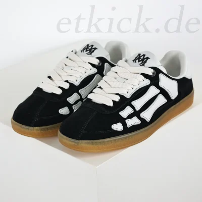 AMIRI Pacifi Bones Sneakers Schwarze Low-Top-Sneaker