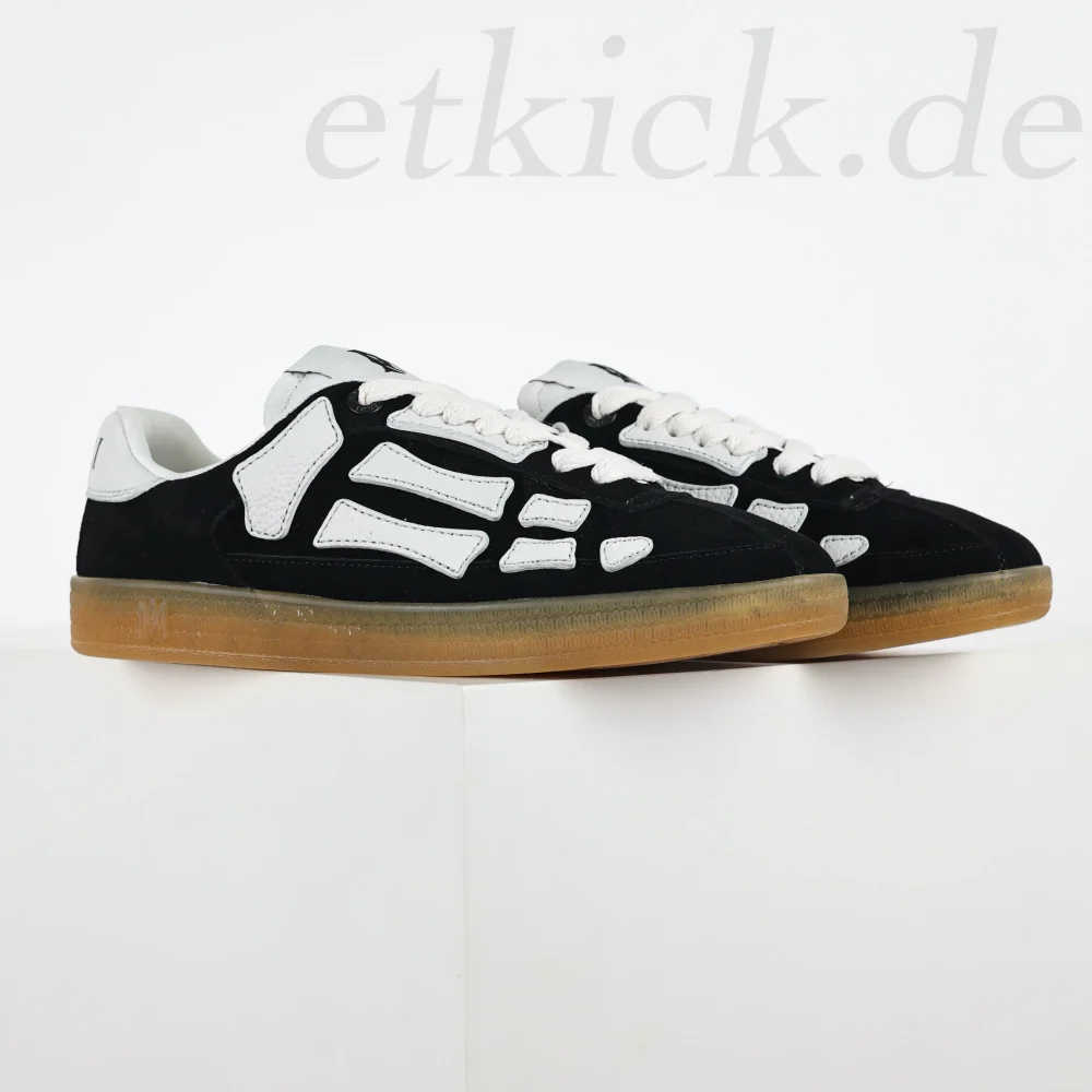 AMIRI Pacifi Bones Sneakers Schwarze Low-Top-Sneaker – Bild 2