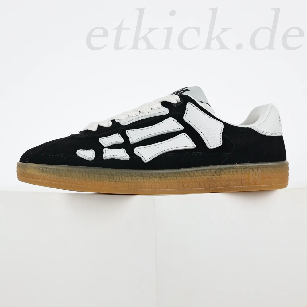 AMIRI Pacifi Bones Sneakers Schwarze Low-Top-Sneaker – Bild 4