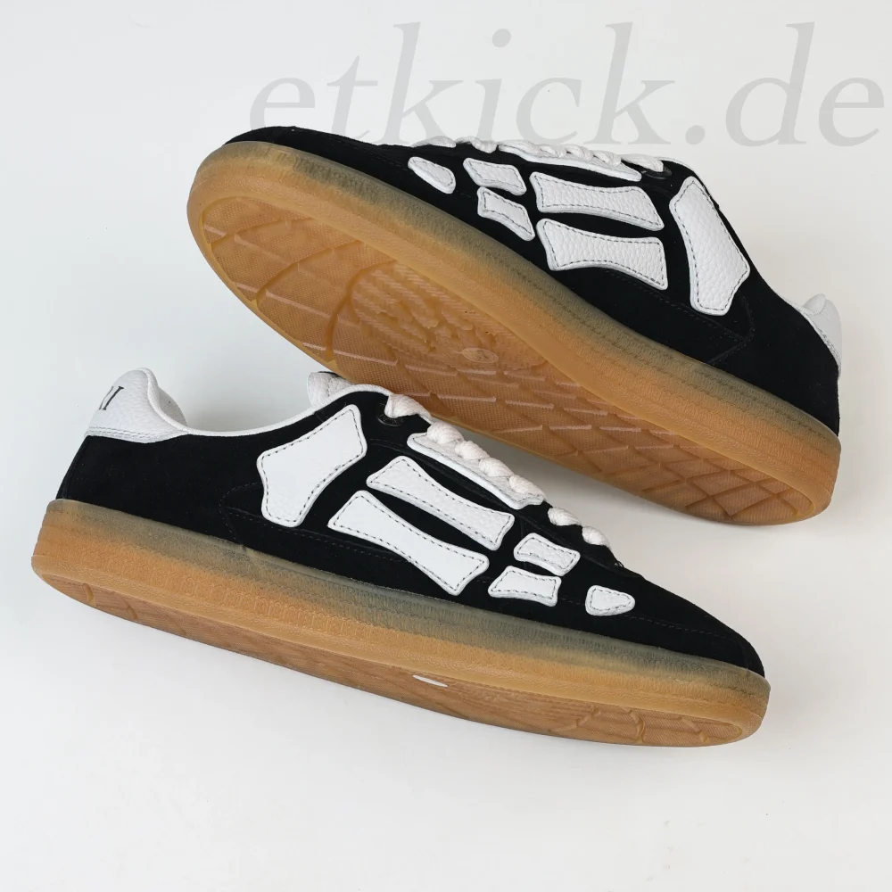 AMIRI Pacifi Bones Sneakers Schwarze Low-Top-Sneaker – Bild 6