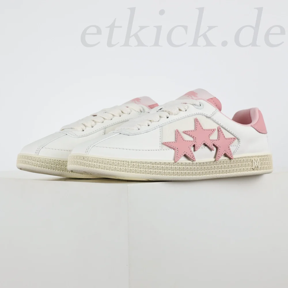 AMIRI Pacific Sneakers Weiß und Rosa – Bild 3