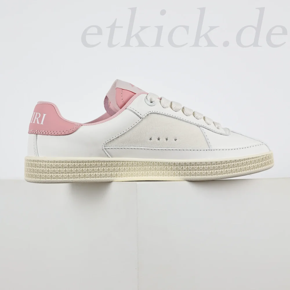 AMIRI Pacific Sneakers Weiß und Rosa – Bild 4