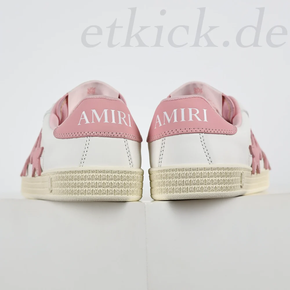 AMIRI Pacific Sneakers Weiß und Rosa – Bild 7